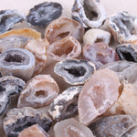 Mini agate geode halves, 1 to 3.5 cm, sold as a single piece — VoxArcana